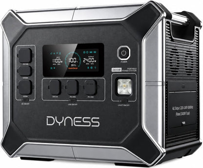 Tragbare Powerstation 2048 Wh LiFePO4, 2400 W Nennleistung, 4800 W Spitze, 16 Ausgaenge, UPS, reine Sinuswelle