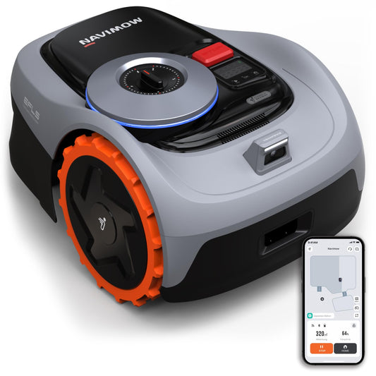 Robotic Lawn Mower without Boundary Wire for 500 sqm with RTK Precision and AI Vision Navigation