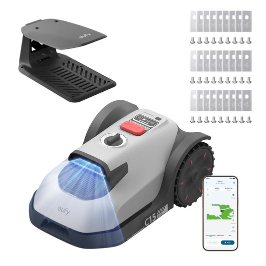 Anker eufy Mähroboter C15 Set, Garage+Ersatzklingen, ohne Begrenzungskabel