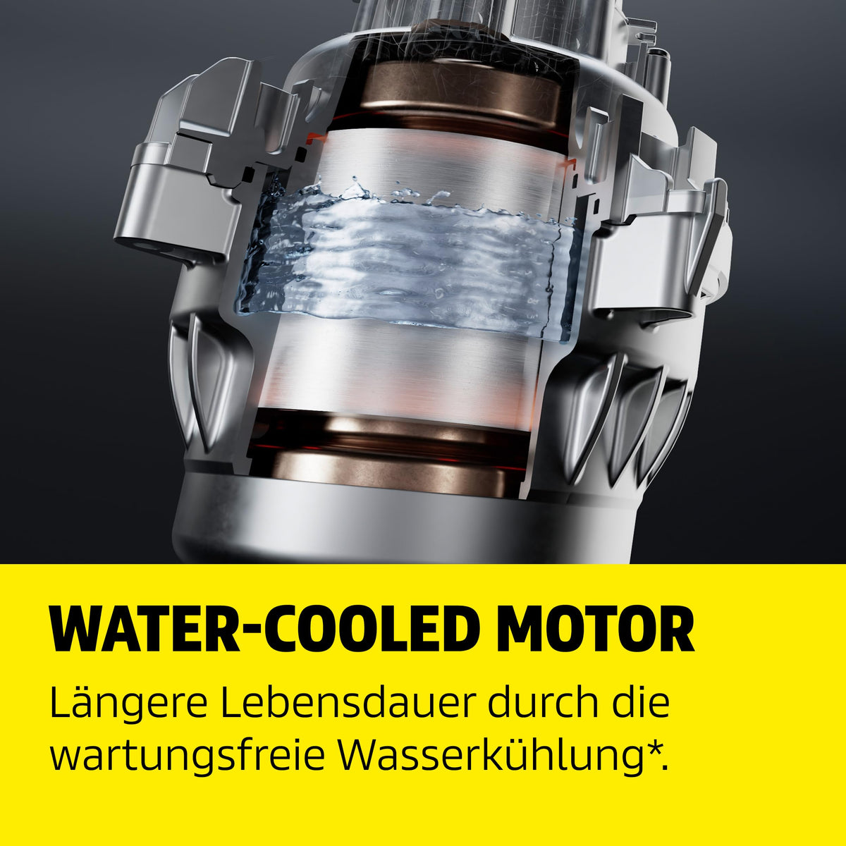 Elektrischer Hochdruckreiniger 180 bar, 600 l/h mit App-Steuerung, Car-and-Home-Kit und 10 m Schlauch, Gelb