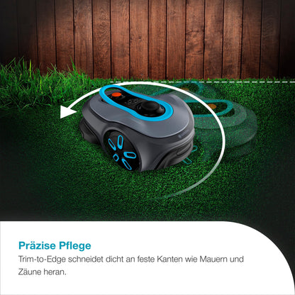 Kabelloser Maehroboter fuer Rasenflaechen bis 750 m², KI LONA Intelligence, Trim-to-Edge, App-Steuerung, Set