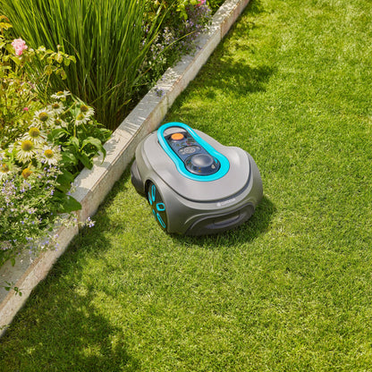 Kabelloser Maehroboter fuer Rasenflaechen bis 750 m², KI LONA Intelligence, Trim-to-Edge, App-Steuerung, Set